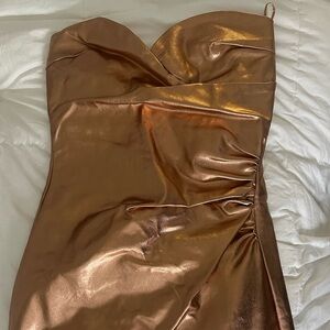 Metallic Brand New Zara dress